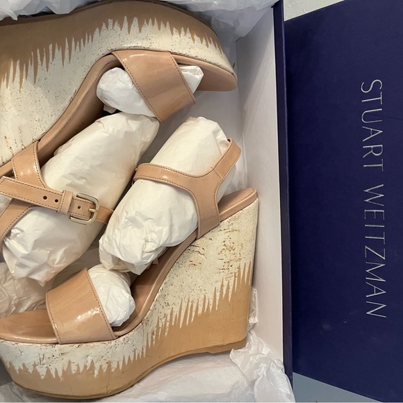 Stuart Weitzman Platform Heels Size 7.5 - Picture 4 of 6
